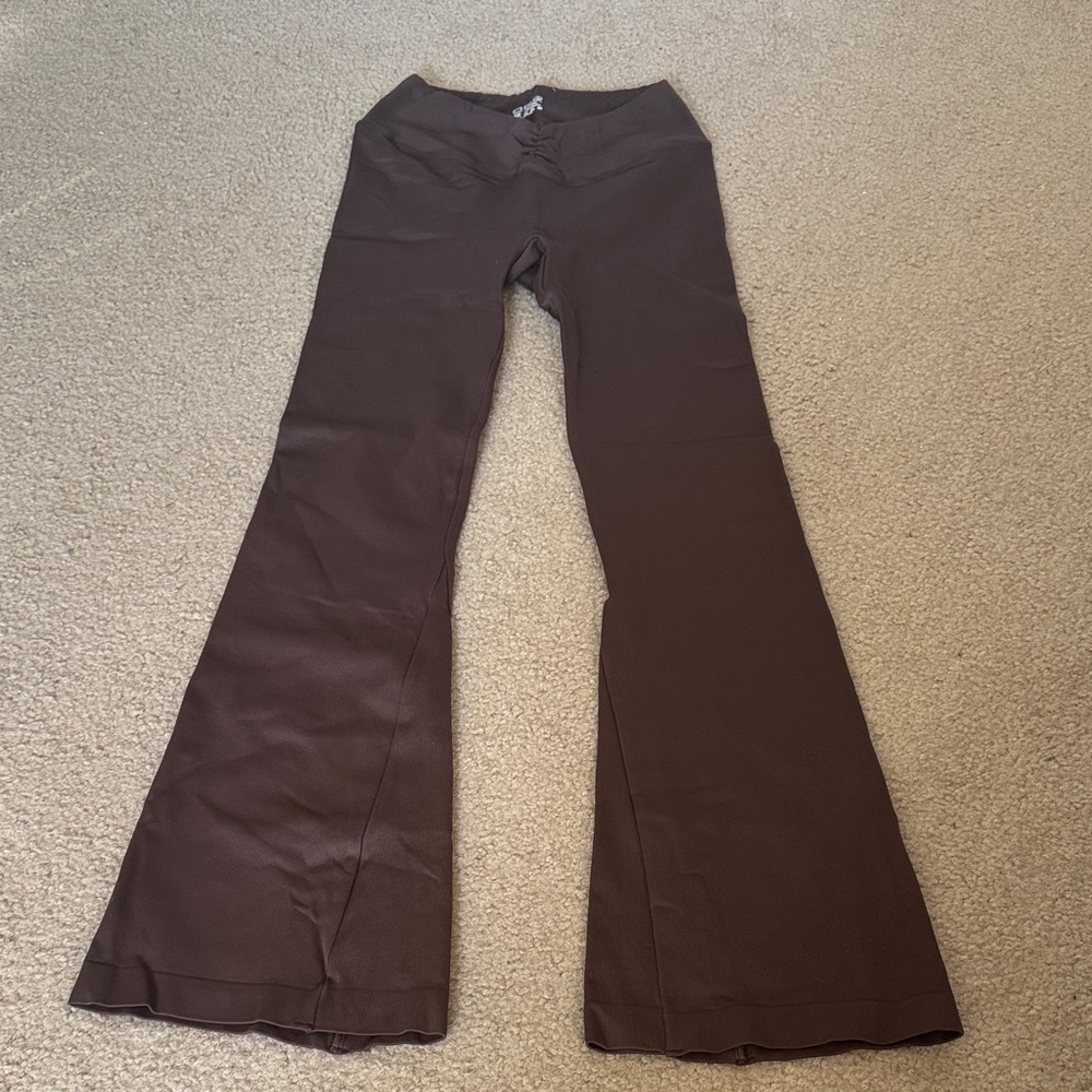 Brown Women's Flared Leggings